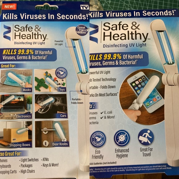 Safe & Healthy Sanitizing UV-C Light Kills 99.9% of Bacteria & Viruses - Picture 4 of 4